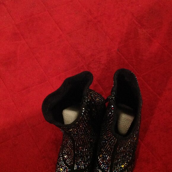 Shein Diamante Women's 5.5 Embellished Ankle Boots with Embellished Slacks - Picture 9 of 13